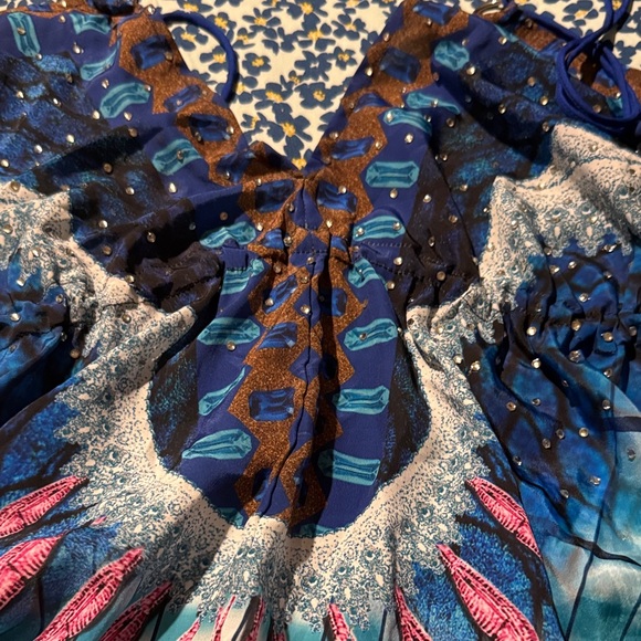 Colorful Patterned Dress - Picture 4 of 5